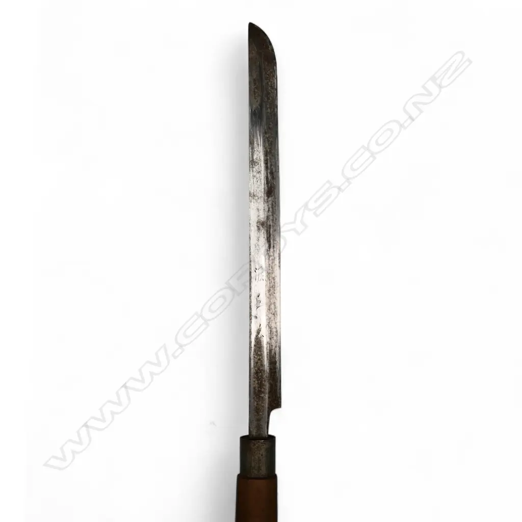 A vintage Japanese forged steel tuna sword (maguro bocho), Image 1++
