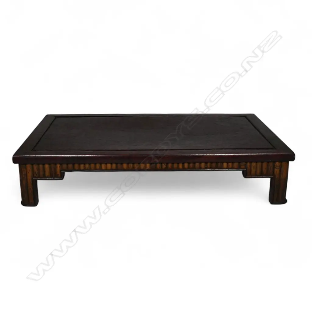 Japanese Meiji hardwood vase stand, Image 1++