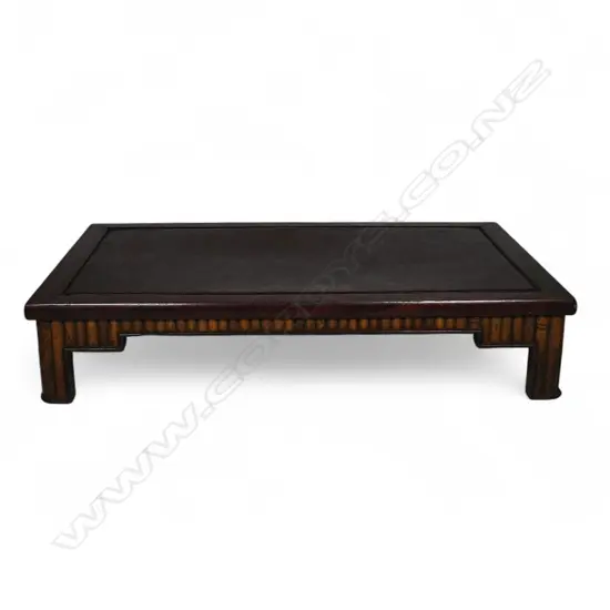 Japanese Meiji hardwood vase stand,