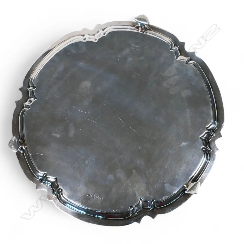 A mid-century silver salver, Image 1++