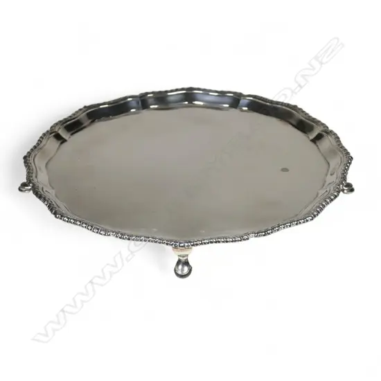 A silver salver - London 1934 by Edward Barnard & Sons Ltd,