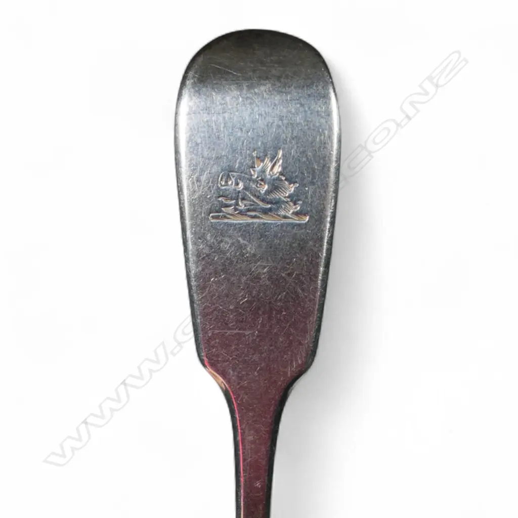 Twelve William IV and Victorian silver dessert spoons, Image 1++