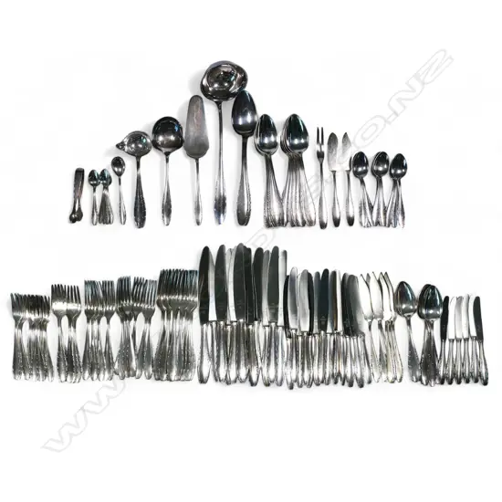 An extensive WMF Nirosta silver plate cutlery set (mostly twelve-place),