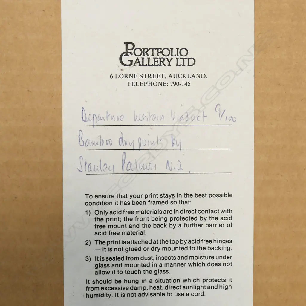 Stanley Palmer (NZ 1936-) 'Arrival - Western Viaduct', Image 1++