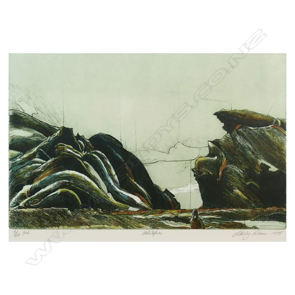 Stanley Palmer (NZ 1936-) 'Whatipu', Image 1++