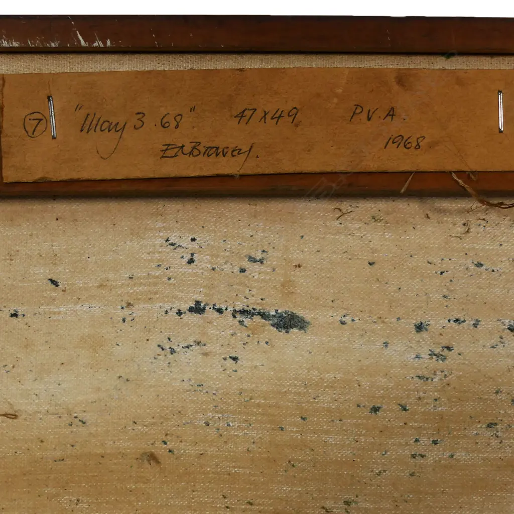 Edward Nicholas (Ted) Bracey (1936-2009) 'May 3.68' Image 1++