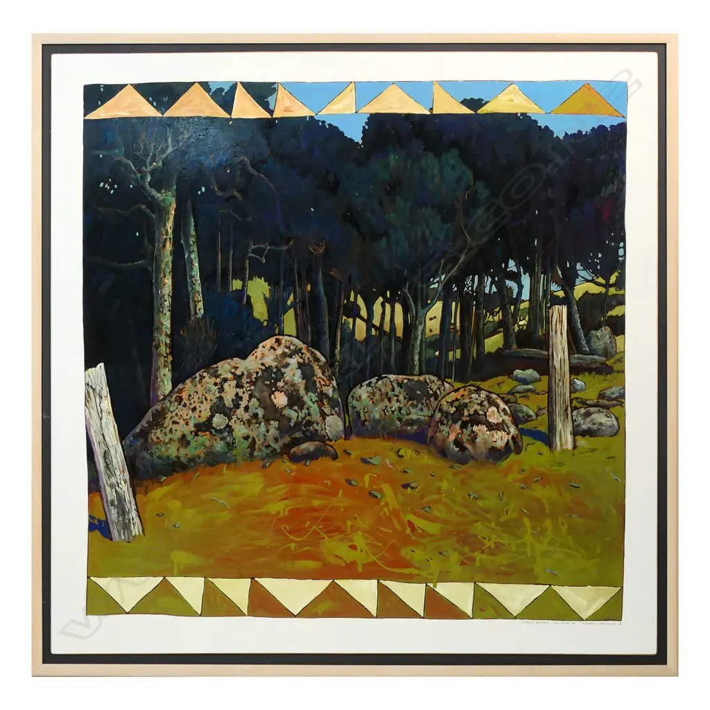 Russell Jackson (1947-) 'Stony Batter, Waiheke Is', Image 1++