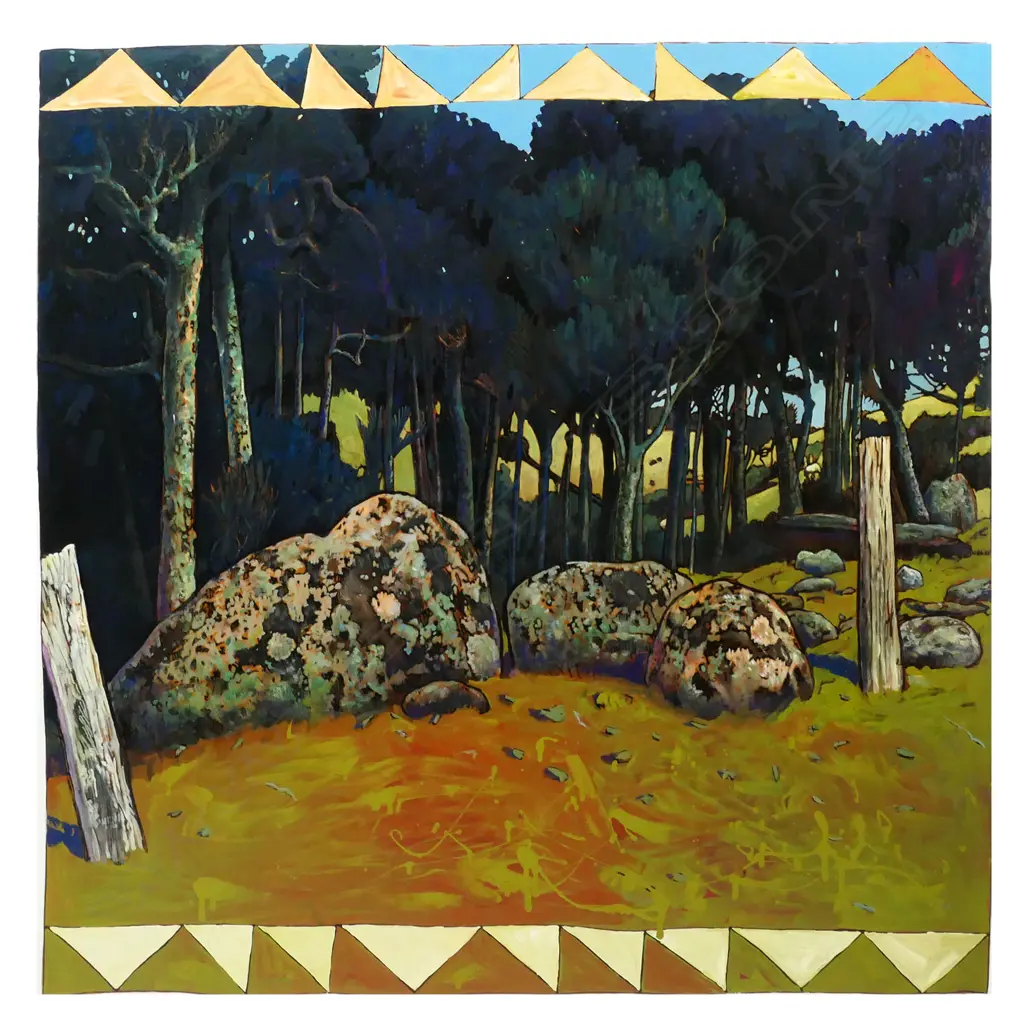 Russell Jackson (1947-) 'Stony Batter, Waiheke Is', Image 1++