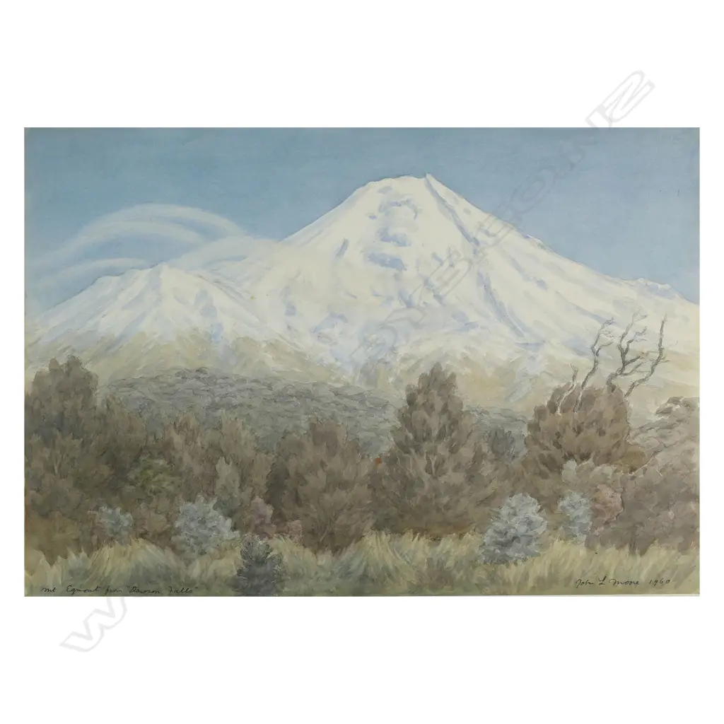 John L. Moore (1897-1965) Mount Ngauruhoe, Image 1++