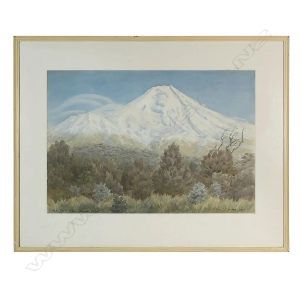 John L. Moore (1897-1965) Mount Ngauruhoe, Image 1++