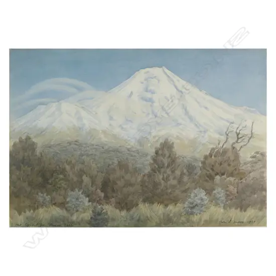 John L. Moore (1897-1965) Mount Ngauruhoe,