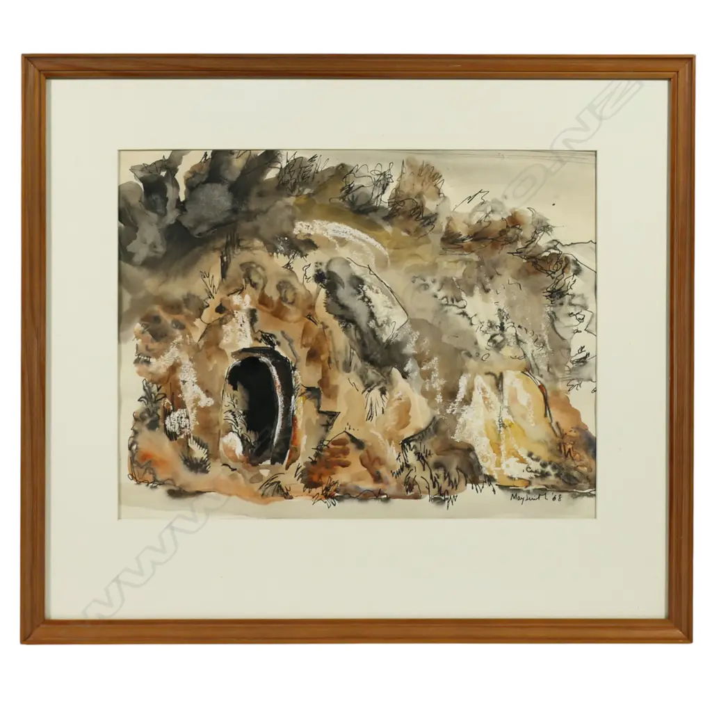 May Smith (Britain/NZ 1906-1988) 'Mine Shaft Wharf Road', Image 1++