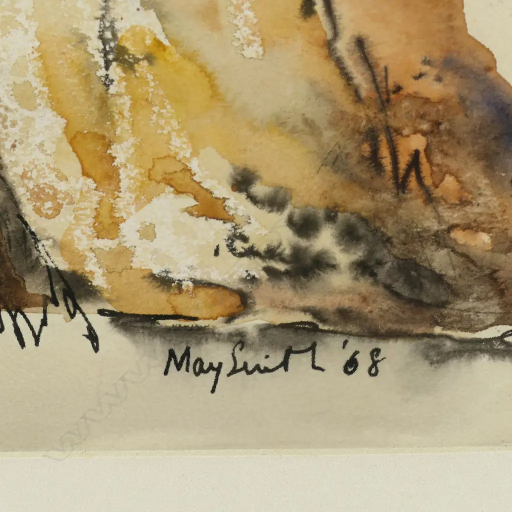 May Smith (Britain/NZ 1906-1988) 'Mine Shaft Wharf Road', Image 1++