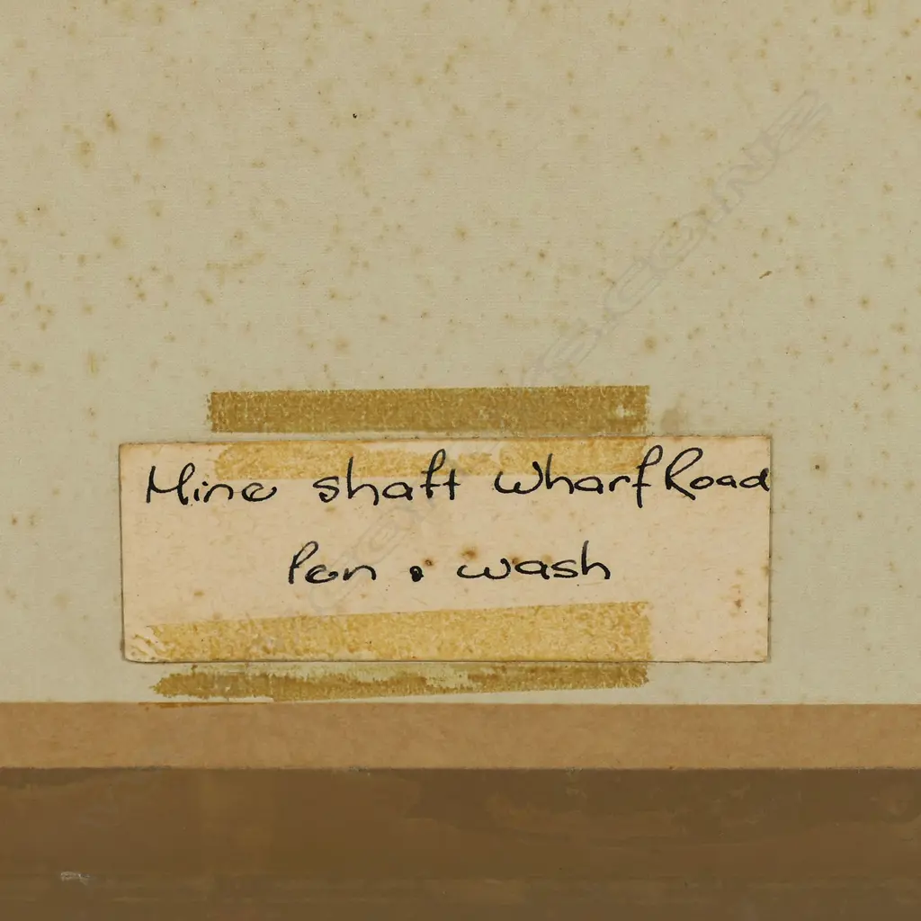 May Smith (Britain/NZ 1906-1988) 'Mine Shaft Wharf Road', Image 1++