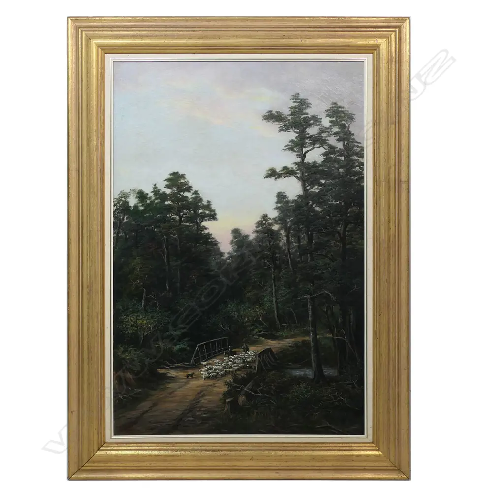 William George Baker (NZ 1864-1929) 'Near Taihape', Image 1++