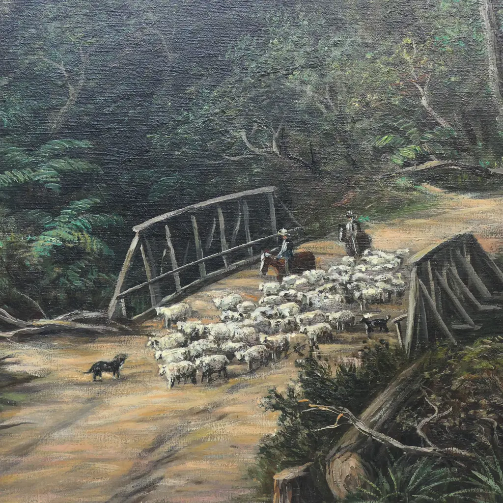 William George Baker (NZ 1864-1929) 'Near Taihape', Image 1++