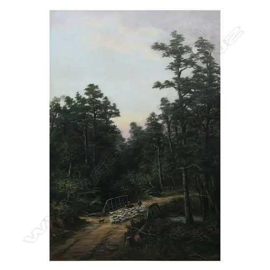 William George Baker (NZ 1864-1929) 'Near Taihape',