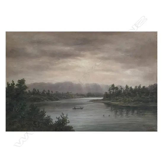 William George Baker (NZ 1864-1929) 'Grey River',