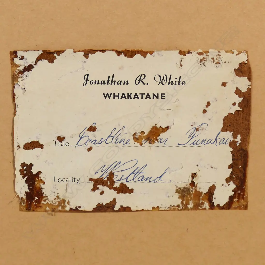 Jonathan White (NZ 1938-2021) 'Coastline Near Punakaiki Westland', Image 1++