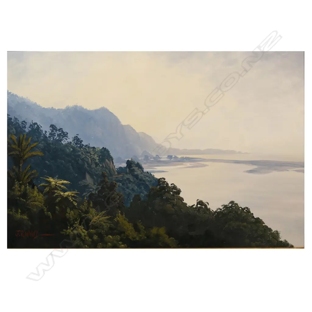Jonathan White (NZ 1938-2021) 'Coastline Near Punakaiki Westland', Image 1++