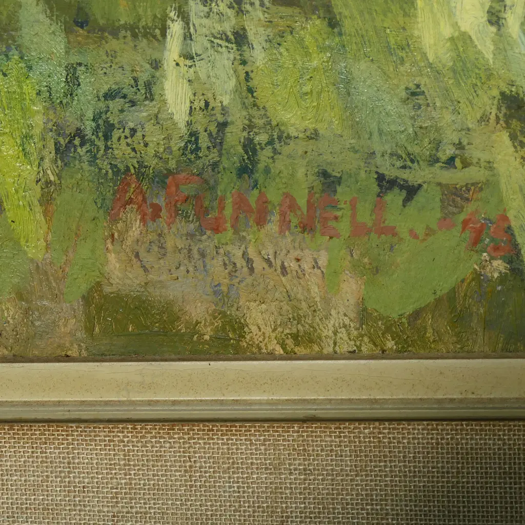 Arthur Funnell (NZ c.1944) 'Manukau Heads from Titirangi', Image 1++