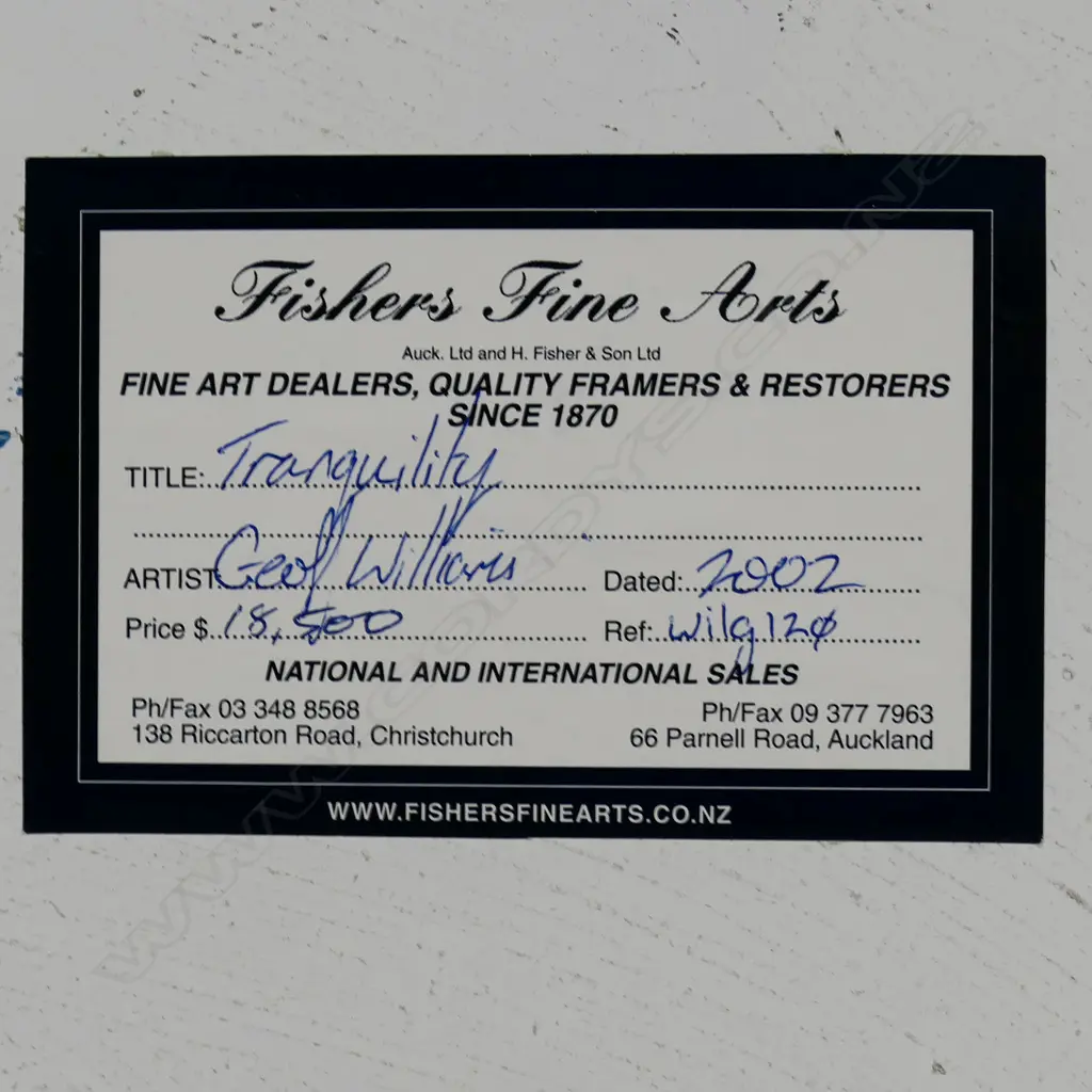 Geoff Williams (1966-) 'Tranquility', Image 1++