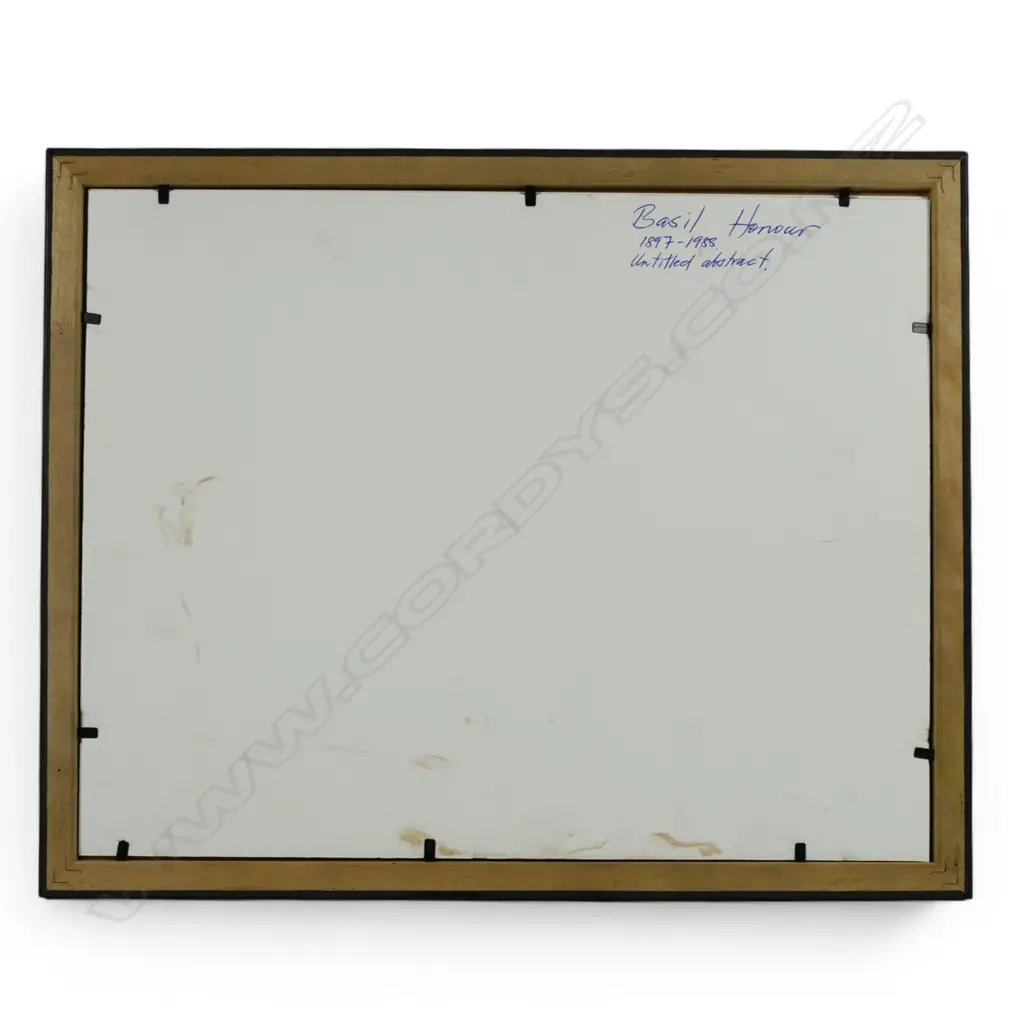 Basil Honour (1897-1988) untitled abstract, Image 1++