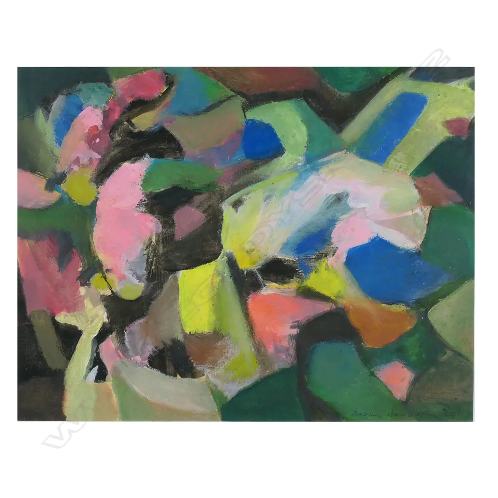 Basil Honour (1897-1988) untitled abstract, Image 1++