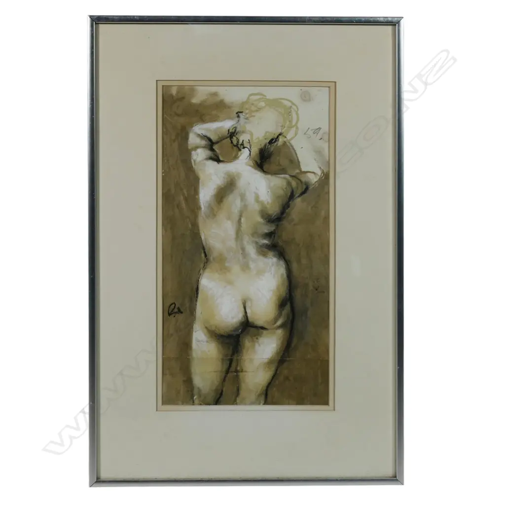 Raymond Ching (NZ 1939-) 'Nude Study', Image 1++