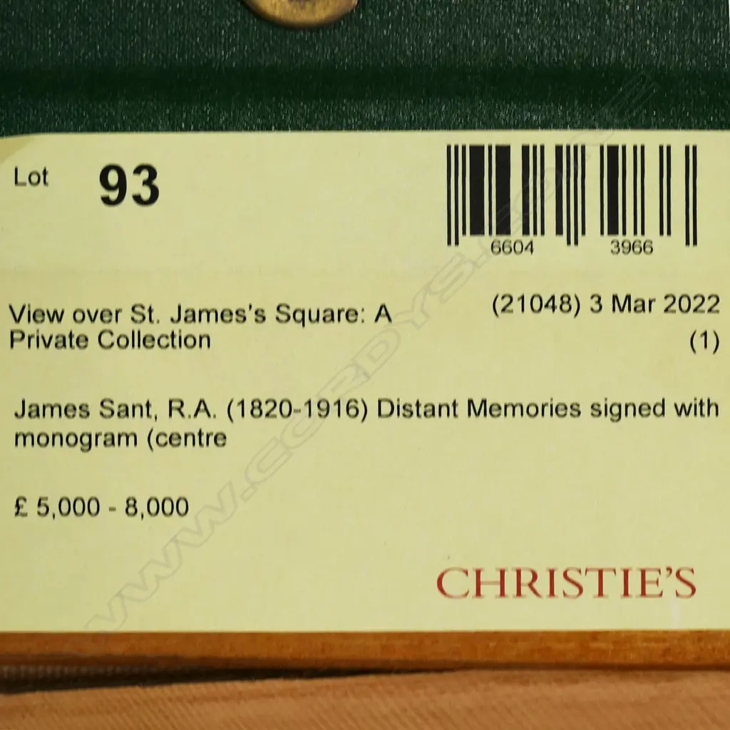 James Sant R.A.(1820-1916) 'Distant Memories' Image 1++