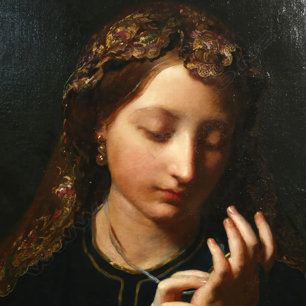 James Sant R.A.(1820-1916) 'Distant Memories' Image 1++