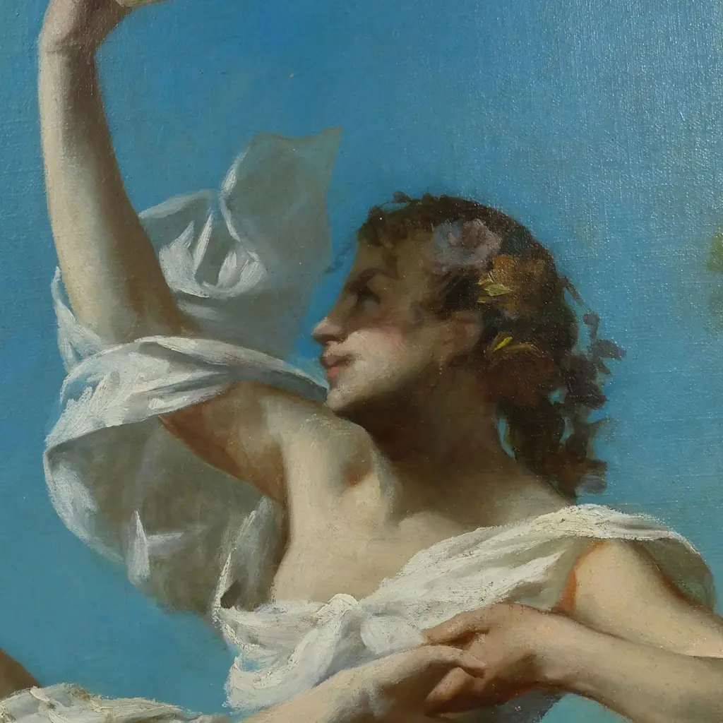 Alexandre Serres (1850-1919) 'The Dance of the Nymphs', Image 1++