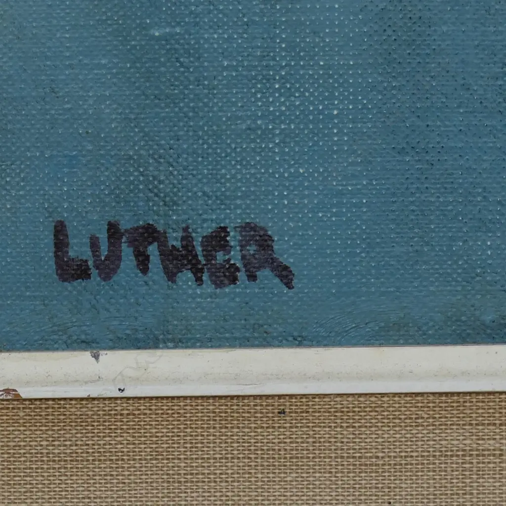 Peter Luther (1926-2009) untitled portrait of a Breton Fisherman, Image 1++