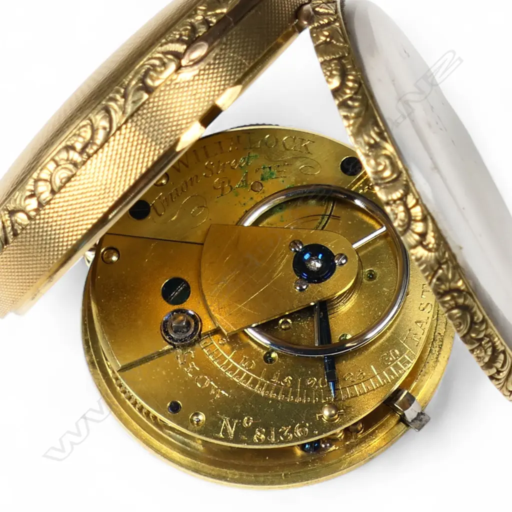 An 18ct gold open face pocket watch, Image 1++