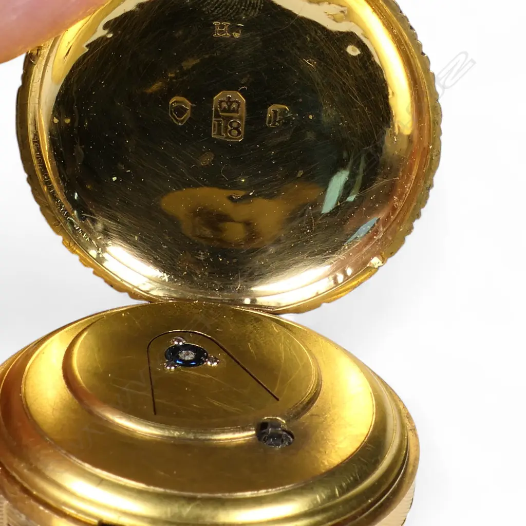An 18ct gold open face pocket watch, Image 1++