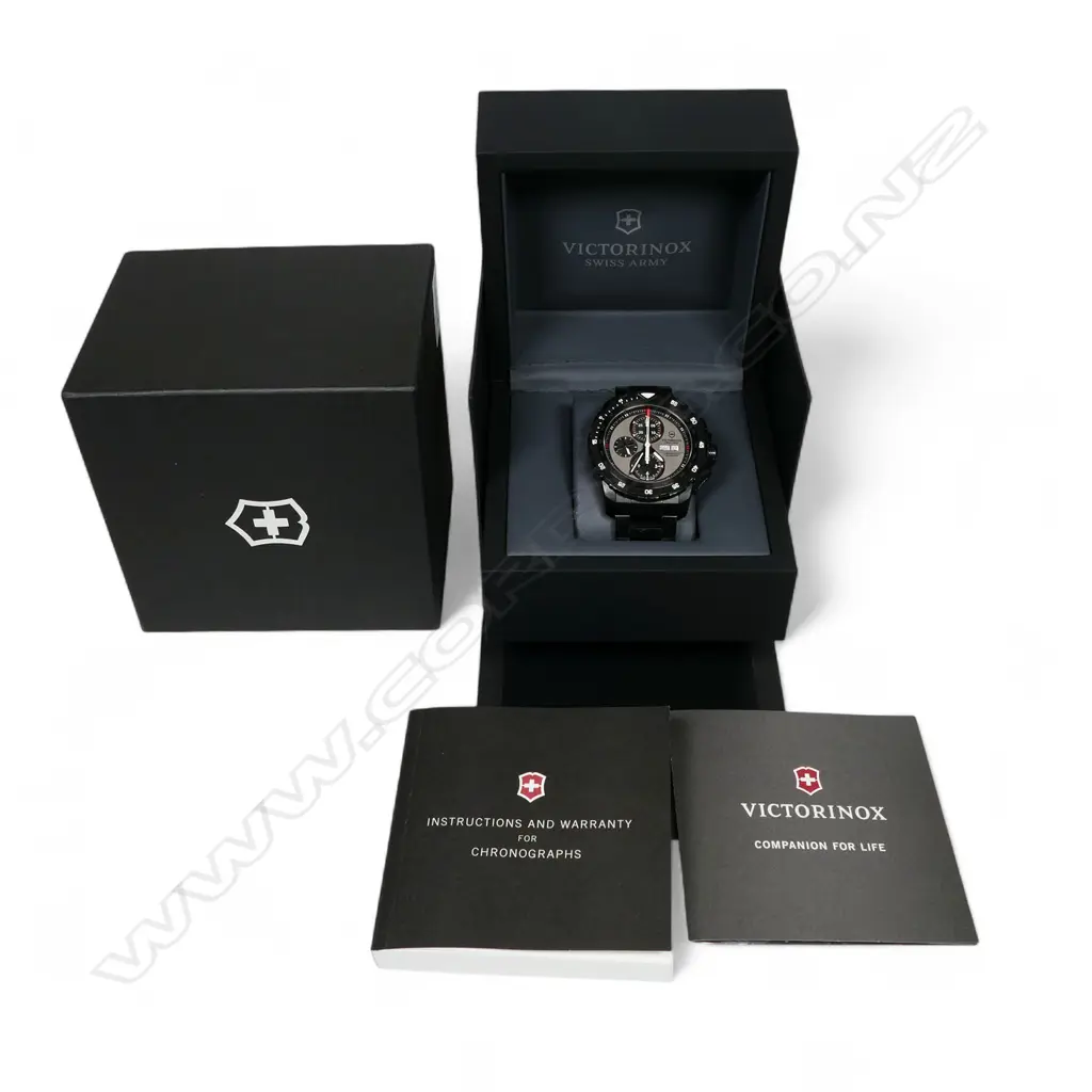 A Swiss Army Victorinox Alpnach automatic chronograph gent's wristwatch, Image 1++