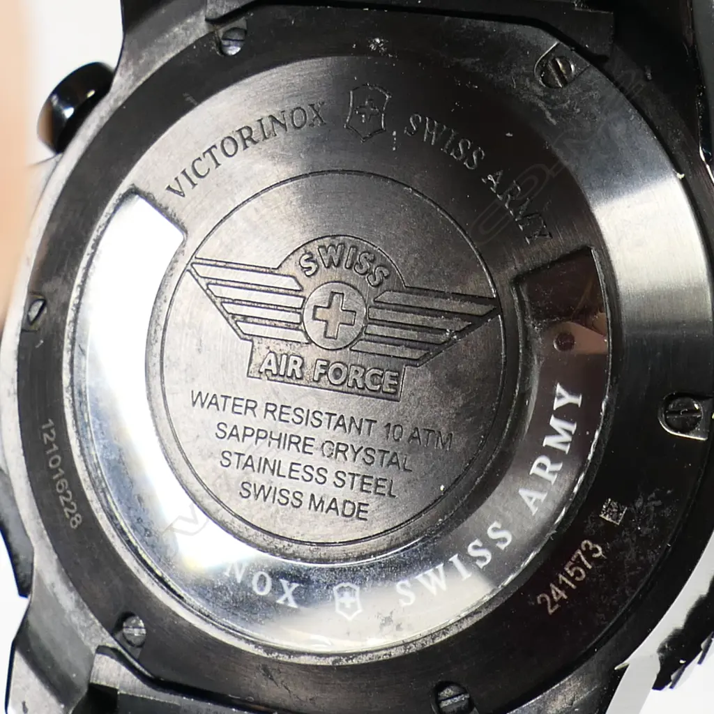 A Swiss Army Victorinox Alpnach automatic chronograph gent's wristwatch, Image 1++