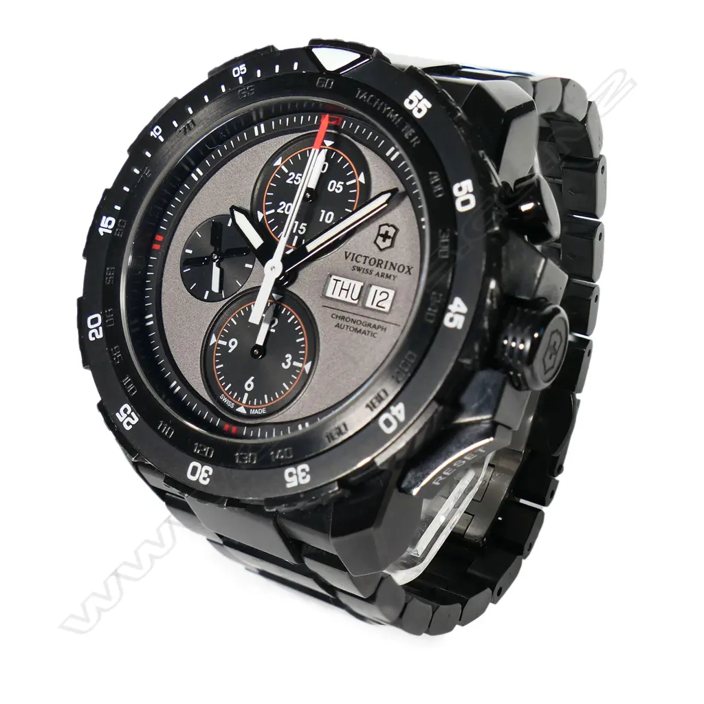A Swiss Army Victorinox Alpnach automatic chronograph gent's wristwatch, Image 1++