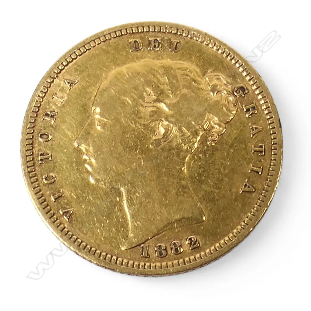 A Victorian gold half sovereign, Image 1++