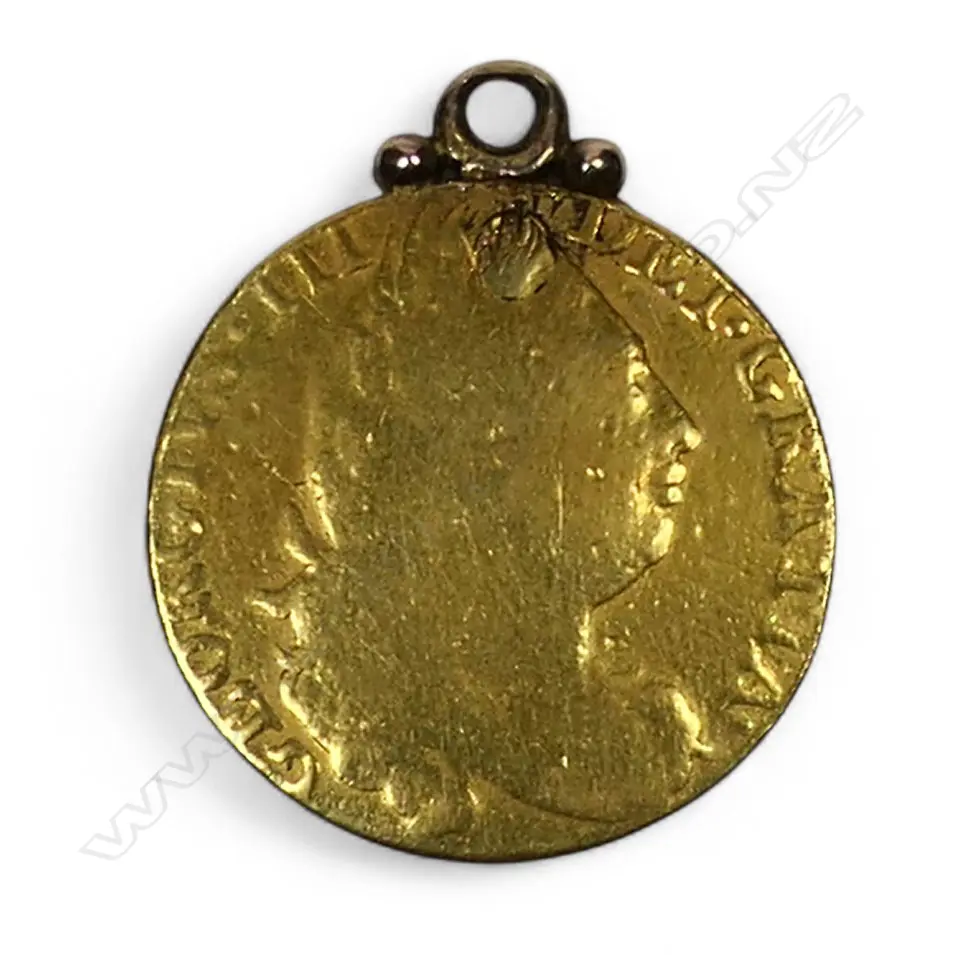 A Georgian gold spade guinea, Image 1++