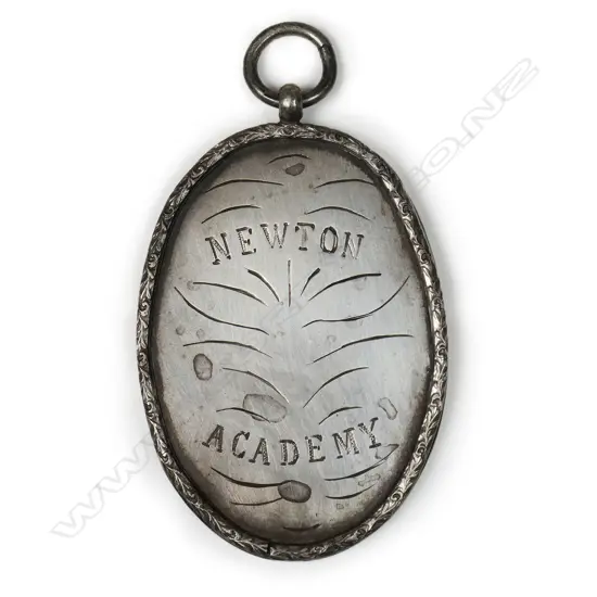 A New Zealand colonial R. BECK (Auckland) 1864 silver medallion,