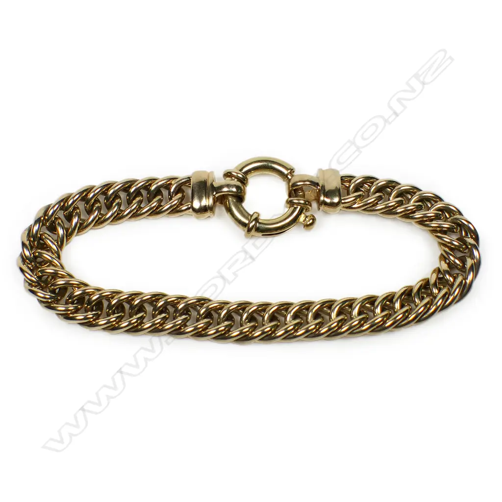 A 9ct gold chain bracelet, Image 1++