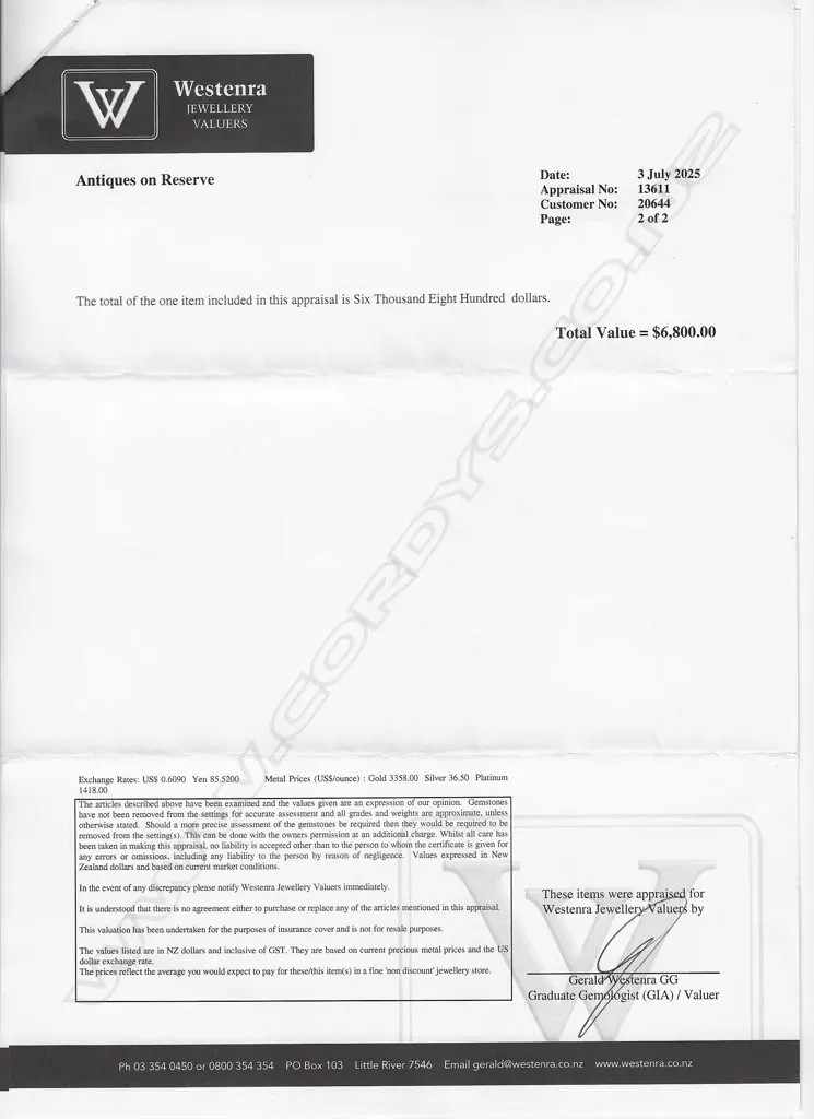 A handmade 18ct rose and white gold diamond and pearl cross-over style ring, Image 1++