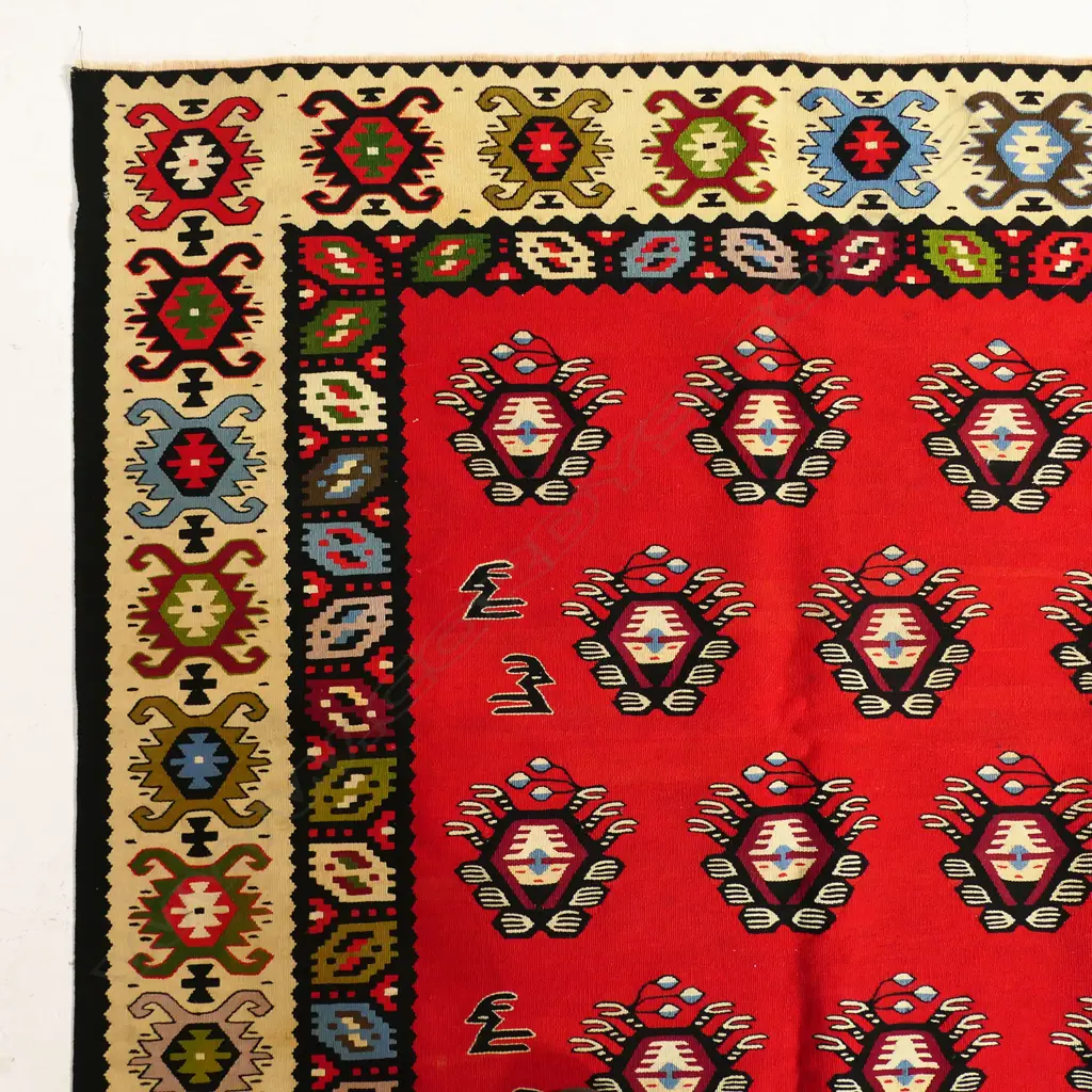 HANDKNOTTED TURKISH KILIM CARPET 2700x2100mm Image 1++