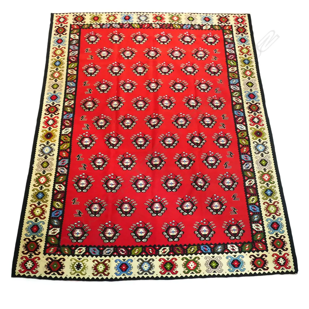 HANDKNOTTED TURKISH KILIM CARPET 2700x2100mm Image 1++