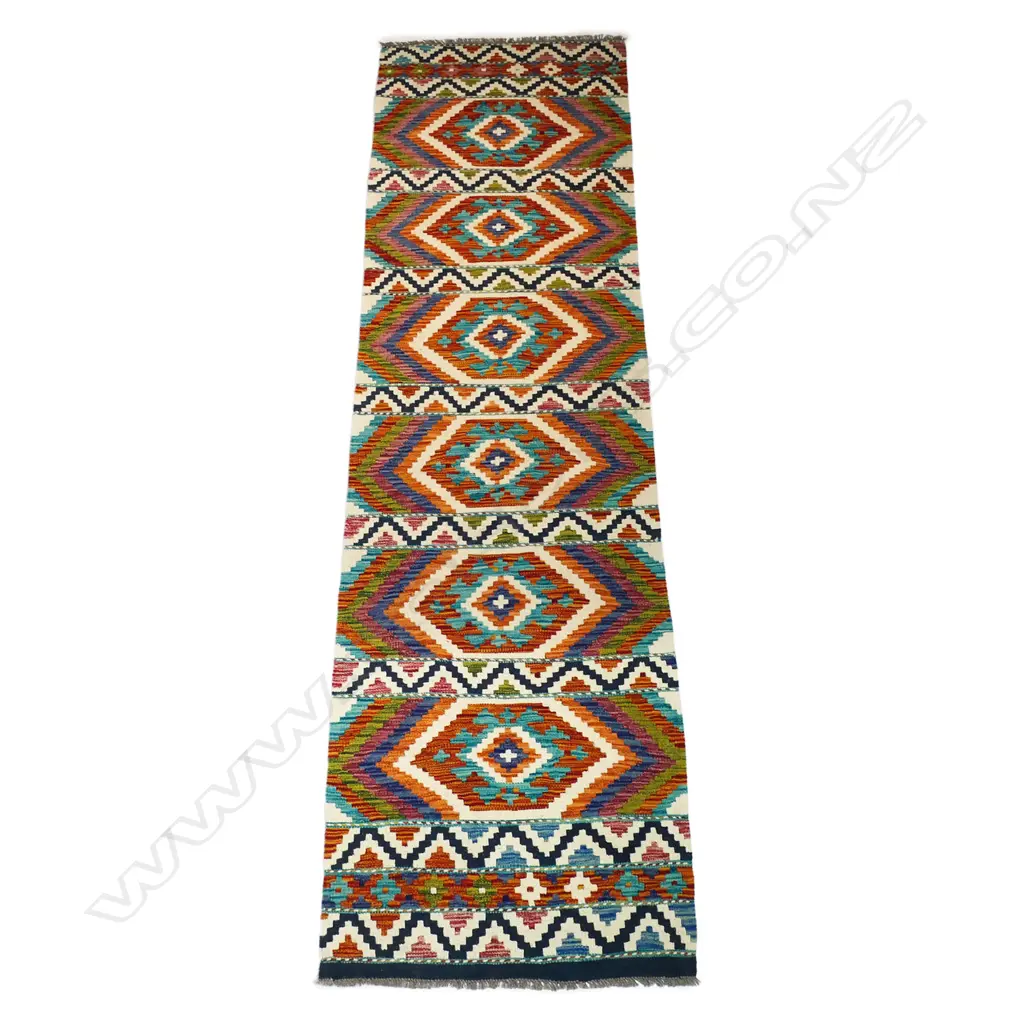 A handwoven kilim runner, Image 1++