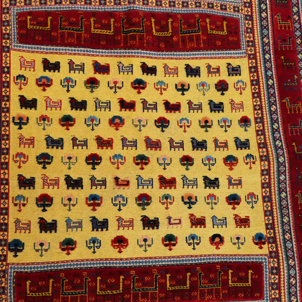 An impressive mixed weave kelim rug, Image 1++