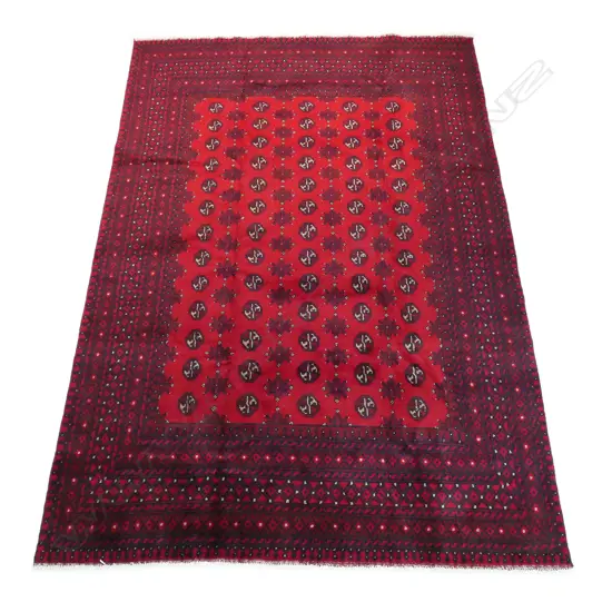 A handknotted Turkman carpet,