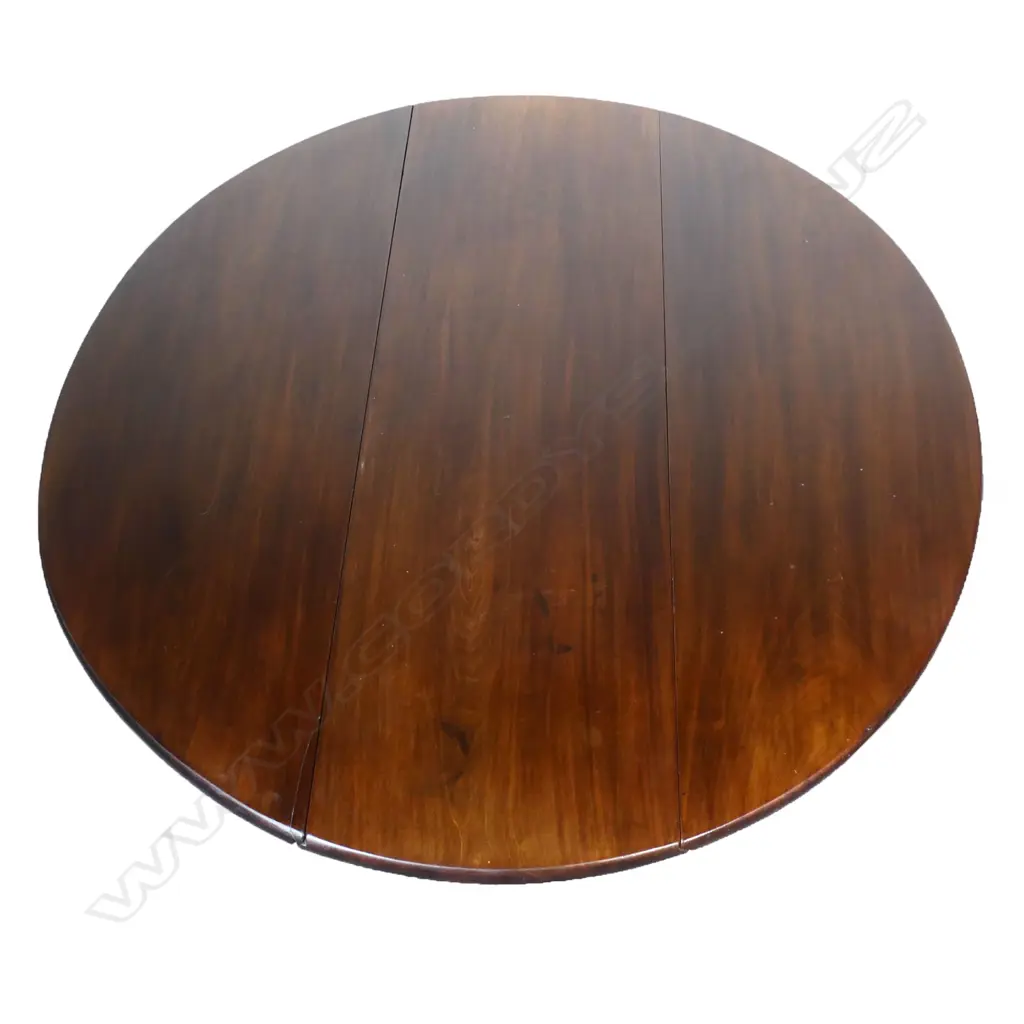 A Georgian mahogany drop leaf table, Image 1++