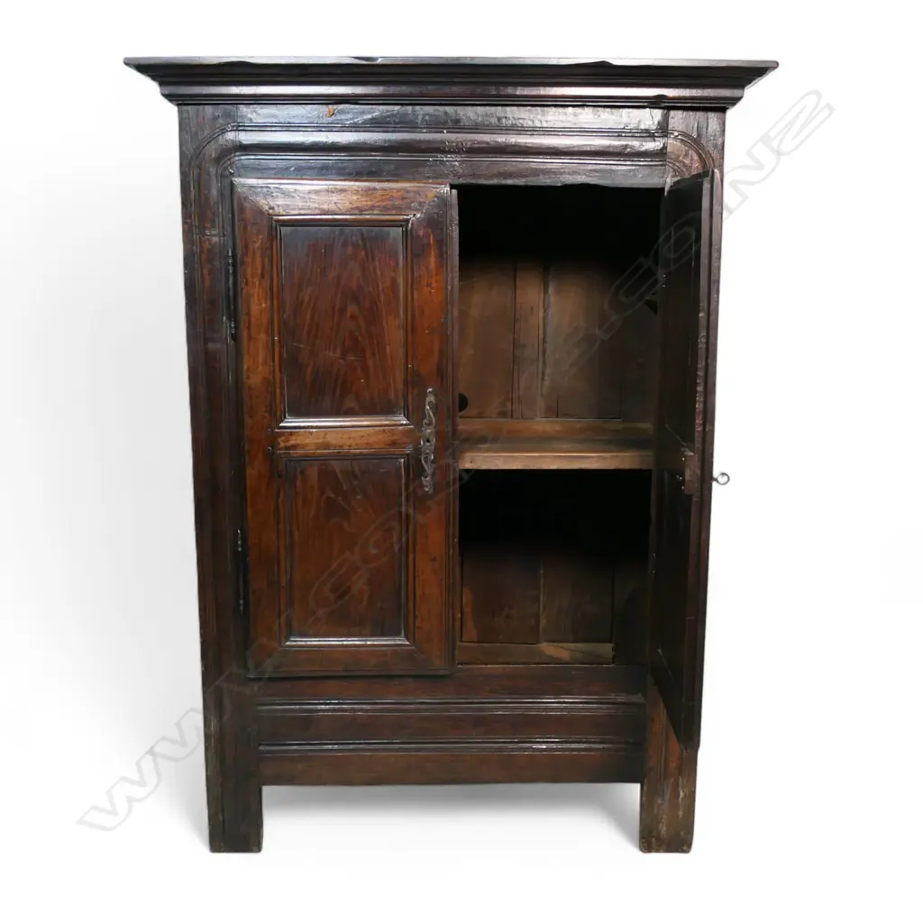 A 19thC Continental fruit wood armoire, Image 1++